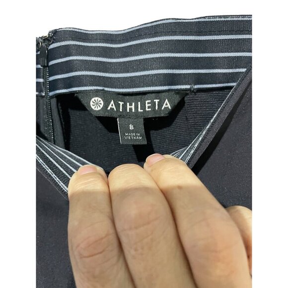 Athleta Black Stretch Skinny Leg Dress Pants Womens Size 8 - Picture 2 of 3